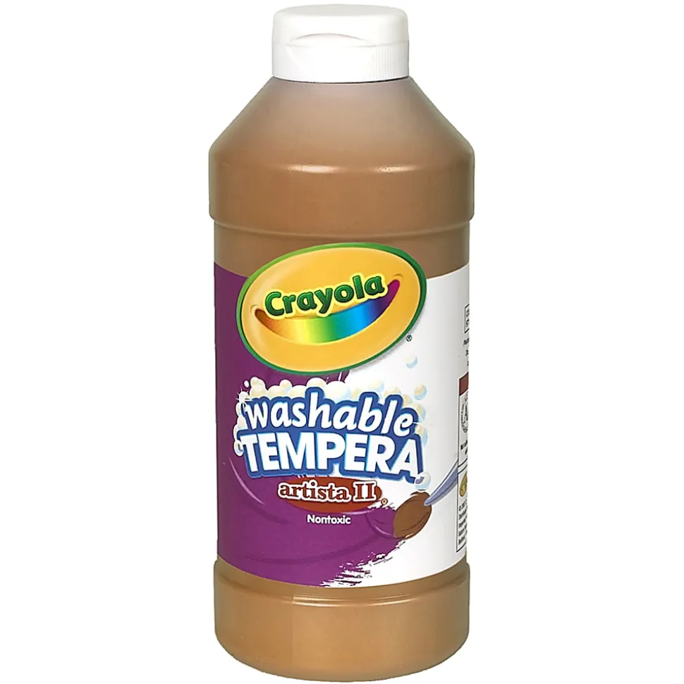 Crayola® Artista II® Tempera Paint, 16 Oz, Brown