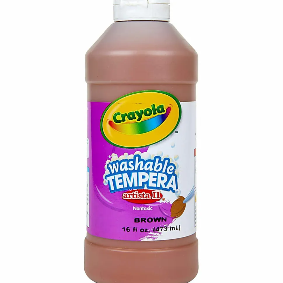 Crayola® Artista II® Tempera Paint, 16 Oz, Brown