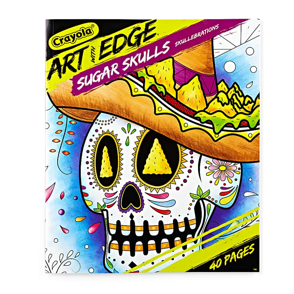 Crayola Art With Edge Sugar Skulls Coloring Book