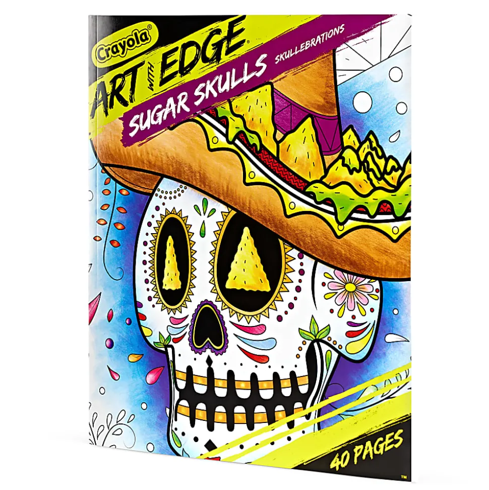 Crayola Art With Edge Sugar Skulls Coloring Book
