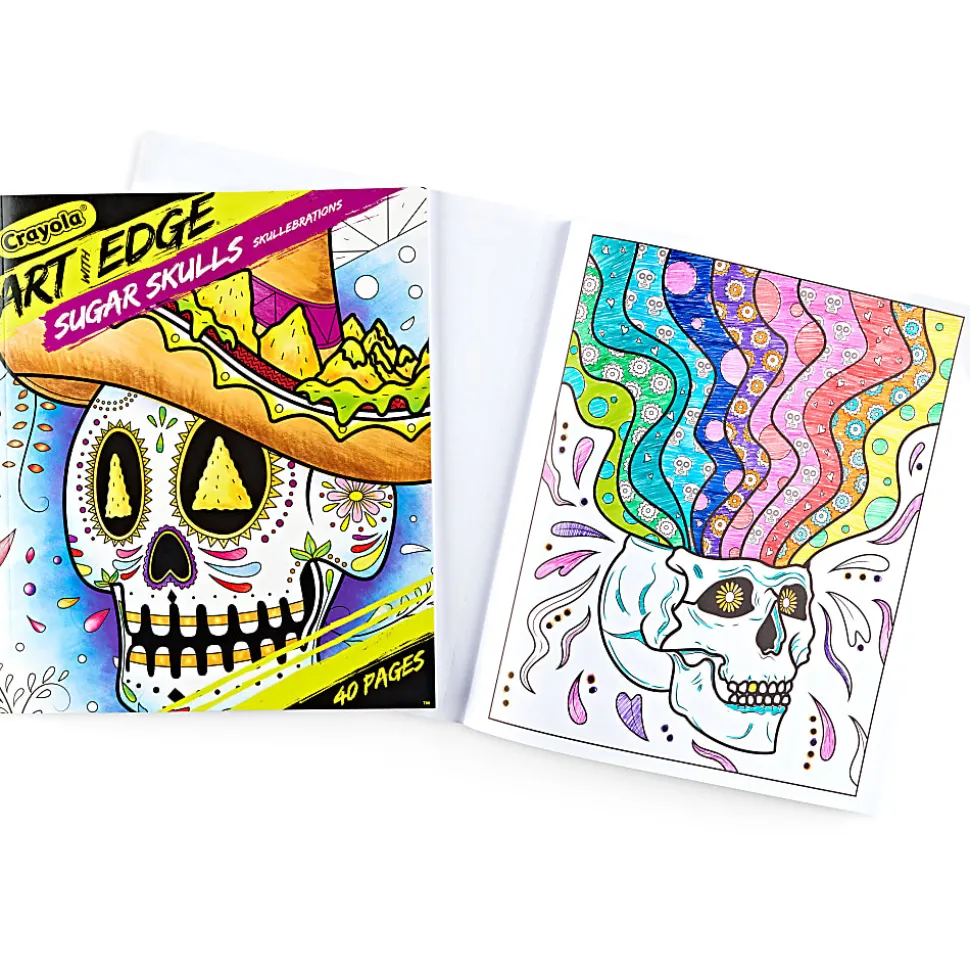 Crayola Art With Edge Sugar Skulls Coloring Book