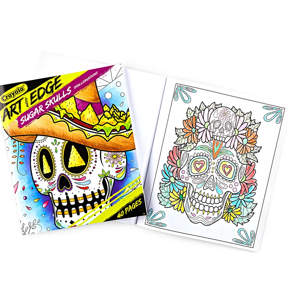 Crayola Art With Edge Sugar Skulls Coloring Book