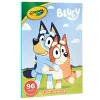 Crayola Bluey Coloring Book, Bluey Stickers Included, Gift for Girls & Boys, 96 Coloring Pages with Sticker Sheet