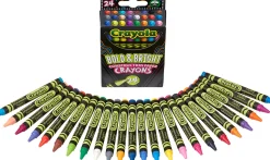 Crayola® Bold And Bright Construction Paper Crayons, Assorted Colors, Pack Of 24 Crayons