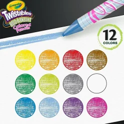 Crayola® Bold & Bright Twistable Pencils, Assorted Colors, Pack Of 12 Pencils