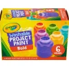 Crayola® Bold Washable Project Paint, 2 Oz, Assorted Colors, Box Of 6 Paints