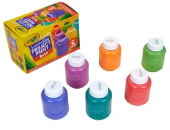 Crayola® Bold Washable Project Paint, 2 Oz, Assorted Colors, Box Of 6 Paints