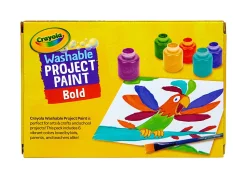 Crayola® Bold Washable Project Paint, 2 Oz, Assorted Colors, Box Of 6 Paints