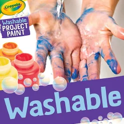 Crayola® Bold Washable Project Paint, 2 Oz, Assorted Colors, Box Of 6 Paints