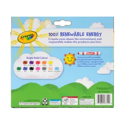 Crayola® Broad Line Markers, Assorted Classic And Bright Colors, Box Of 12