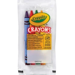 Crayola® Cello Crayons, Assorted Colors, 4 Crayons Per Pack, Carton Of 360 Packs