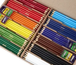 Crayola Classpack, 240ct Colored Pencils, Bulk School Supplies, 12 Different Colors, Classroom Must Haves