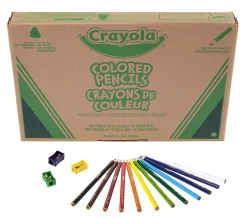 Crayola Classpack, 240ct Colored Pencils, Bulk School Supplies, 12 Different Colors, Classroom Must Haves