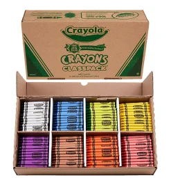 Crayola® Classpack® Standard Crayons, 8 Assorted Colors, Pack Of 800 Crayons