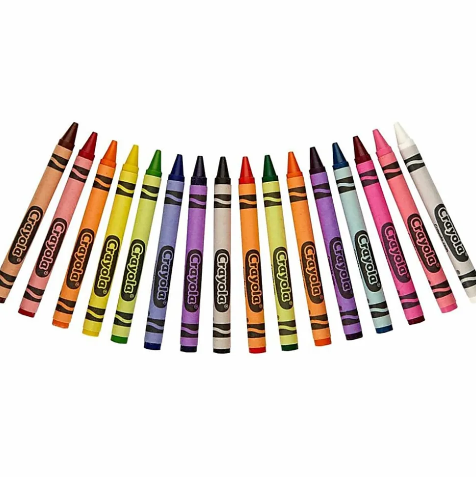 Crayola® Classpack® Standard Crayons, 16 Assorted Colors, Pack Of 800 Crayons
