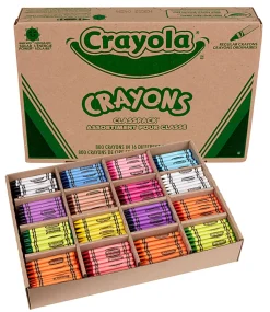 Crayola® Classpack® Standard Crayons, 16 Assorted Colors, Pack Of 800 Crayons