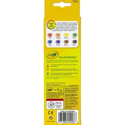 Crayola Colored Pencils, Assorted Colors, 8 Colored Pencils Per Box, Set Of 12 Boxes