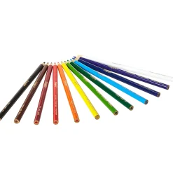 Crayola Colored Pencils, Full Length, Assorted Colors, 12 Colored Pencils Per Box, Set Of 6 Boxes