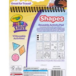 Crayola Color & Erase Reusable Activity Pad Shapes