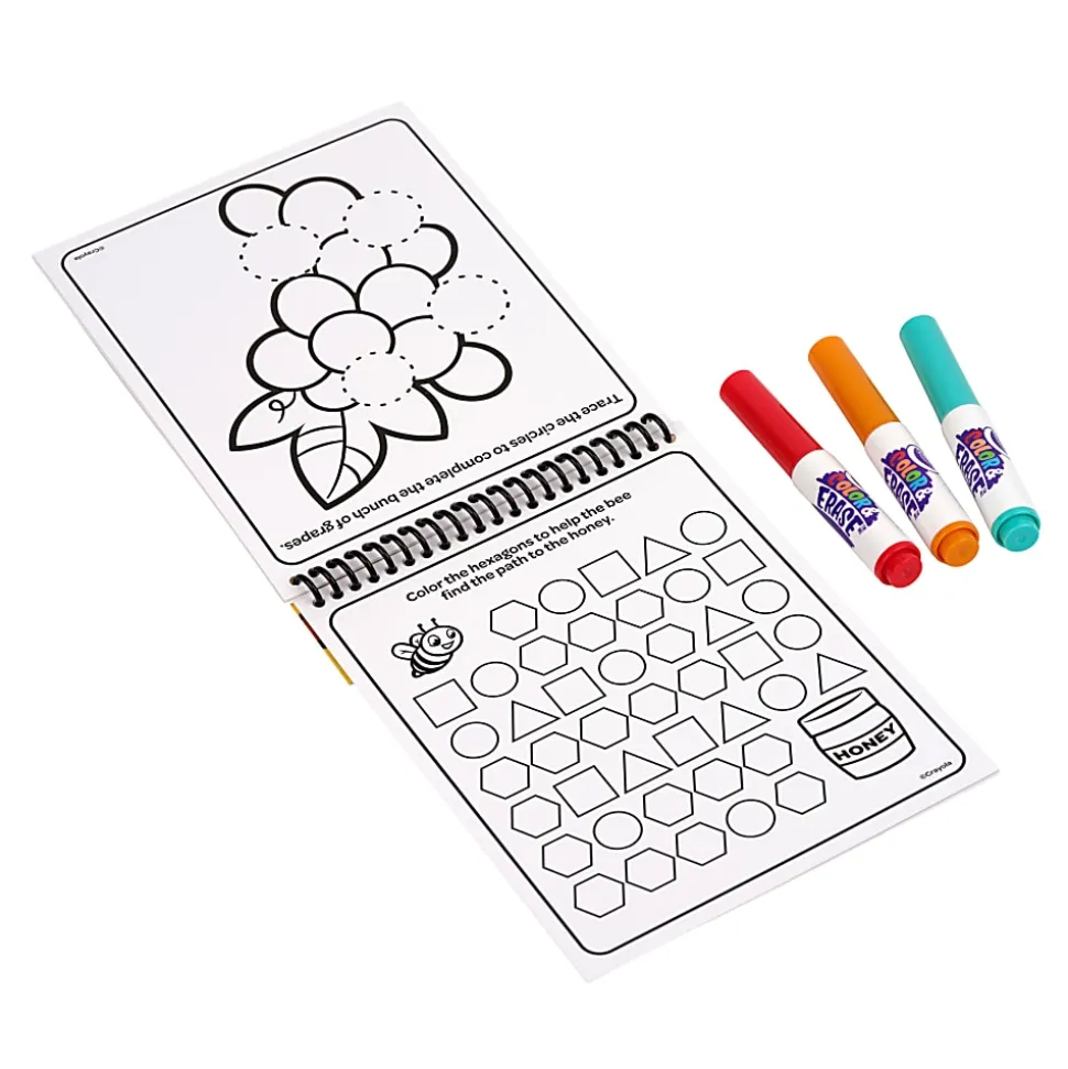 Crayola Color & Erase Reusable Activity Pad Shapes