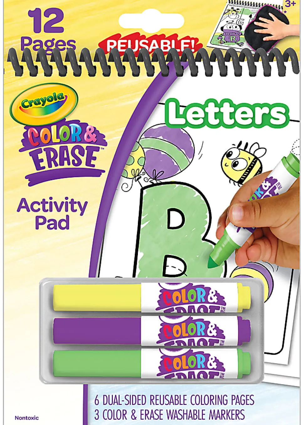 Crayola Color & Erase Reusable Activity Pad Letters
