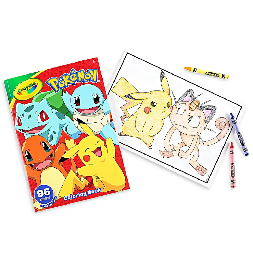 Crayola Coloring Books, Pokémon, Bundle Of 8 Books