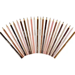 Crayola® Color Of The World Colored Pencils, 3 mm, Assorted Colors, Pack Of 24 Pencils