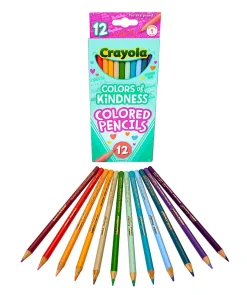 Crayola® Colors of Kindness Colored Pencils, Assorted Lead Colors, Pack Of 12 Pencils