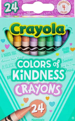 Crayola® Colors of Kindness Crayons, Assorted Colors, Box Of 24 Crayons