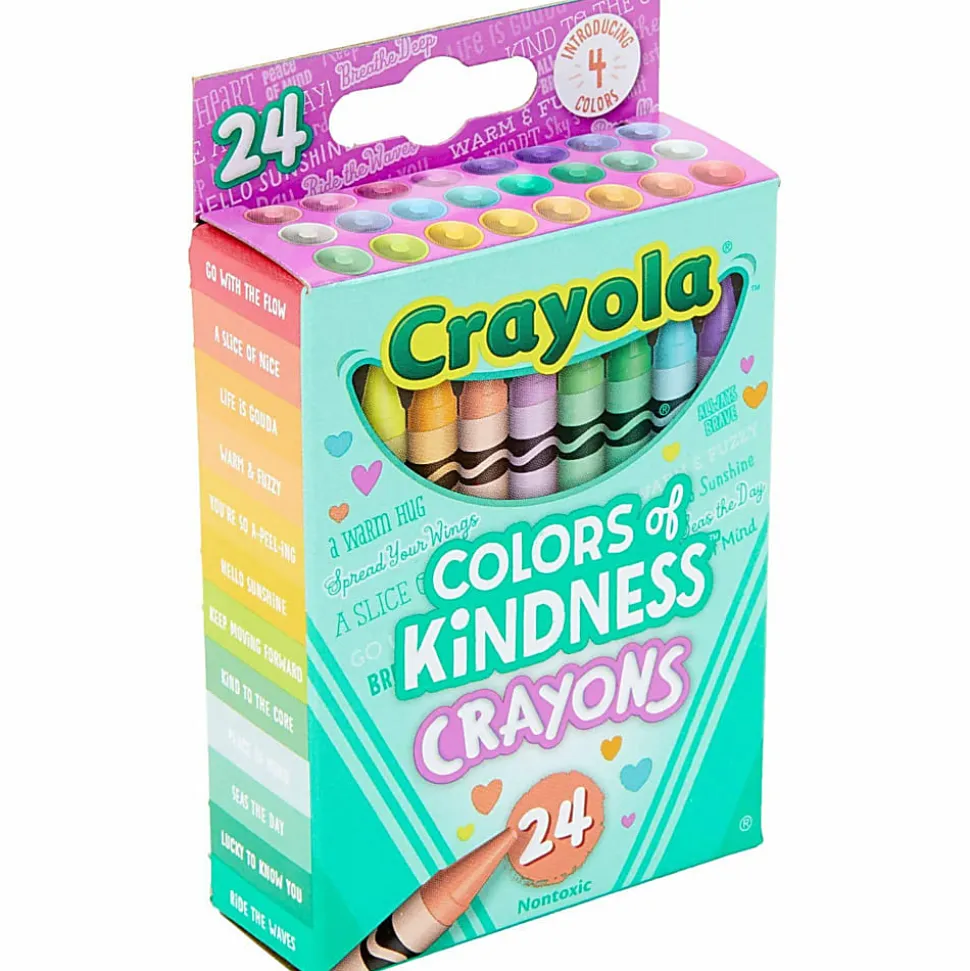 Crayola® Colors of Kindness Crayons, Assorted Colors, Box Of 24 Crayons