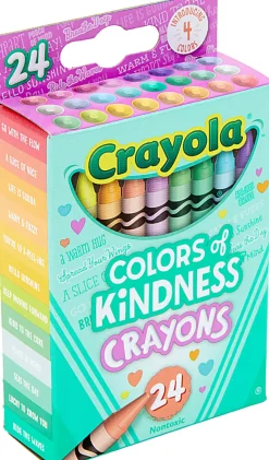 Crayola® Colors of Kindness Crayons, Assorted Colors, Box Of 24 Crayons