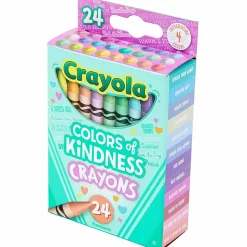 Crayola® Colors of Kindness Crayons, Assorted Colors, Box Of 24 Crayons