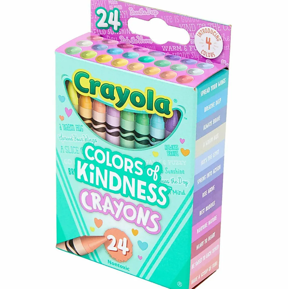 Crayola® Colors of Kindness Crayons, Assorted Colors, Box Of 24 Crayons