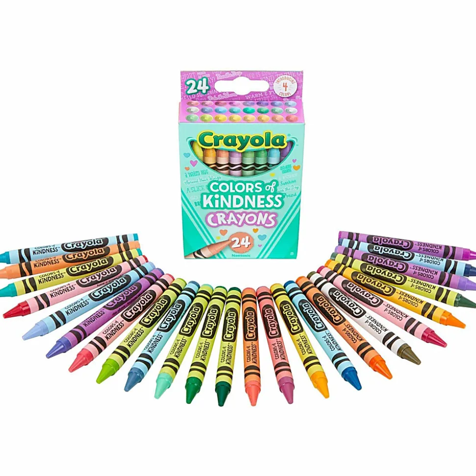 Crayola® Colors of Kindness Crayons, Assorted Colors, Box Of 24 Crayons