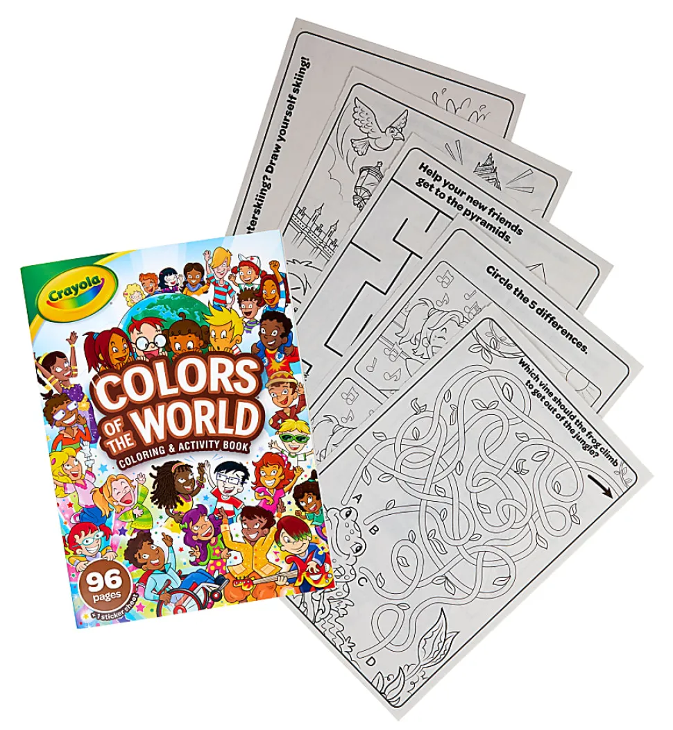 Crayola® Colors Of The World Coloring Book