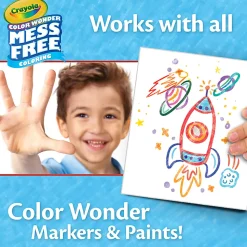 Crayola® Color Wonder Blank Coloring Pages, White, Pack Of 50 Pages