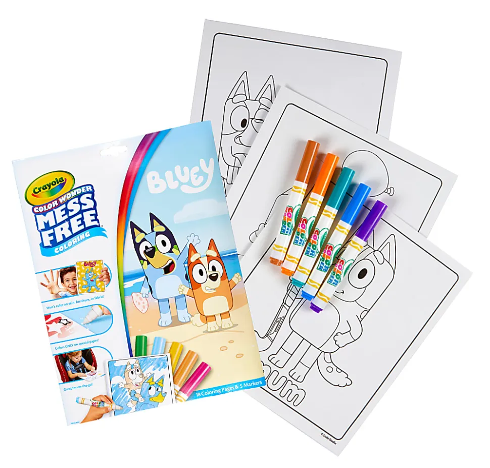 Crayola® Color Wonder® Bluey Coloring Pad & Markers