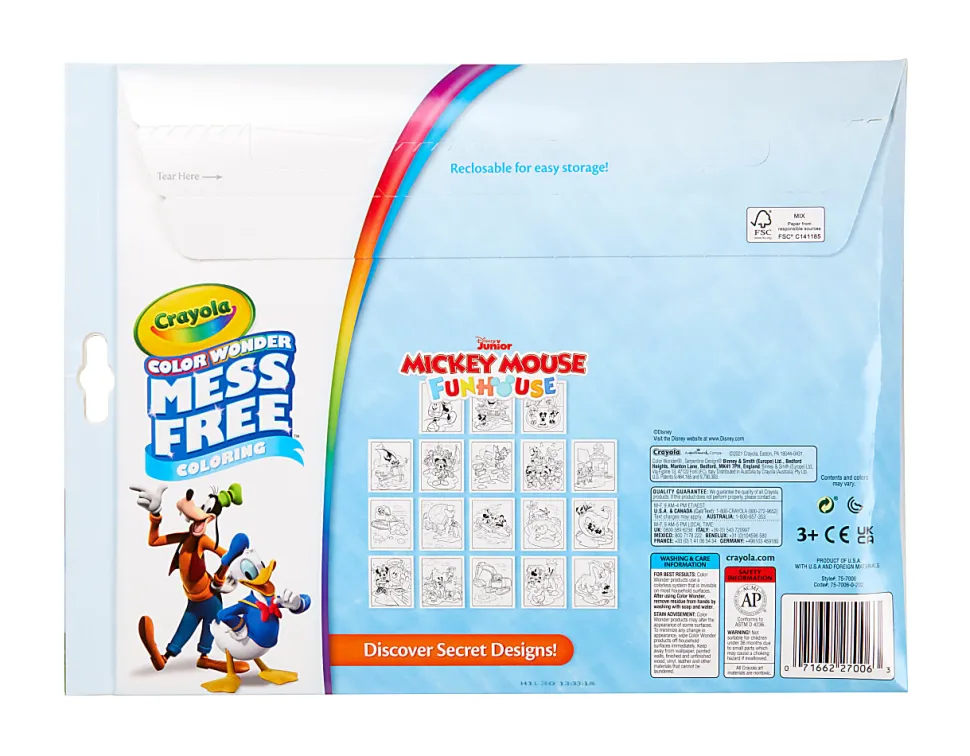 Crayola® Color Wonder Coloring Pad & Markers, Mickey