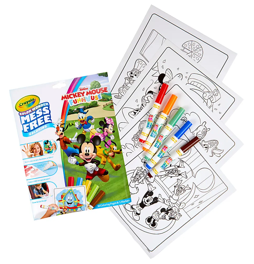 Crayola® Color Wonder Coloring Pad & Markers, Mickey
