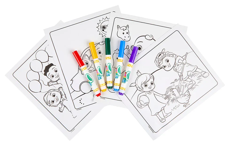 Crayola® Color Wonder Coloring Pad & Markers, Cocomelon