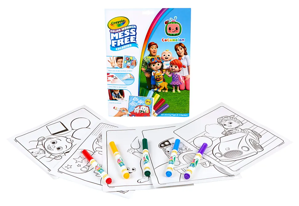 Crayola® Color Wonder Coloring Pad & Markers, Cocomelon