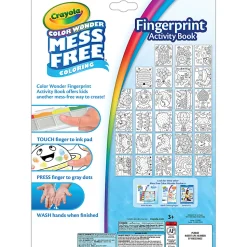 Crayola Color Wonder Fingerprint Activity Book Set