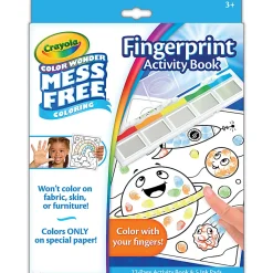 Crayola Color Wonder Fingerprint Activity Book Set