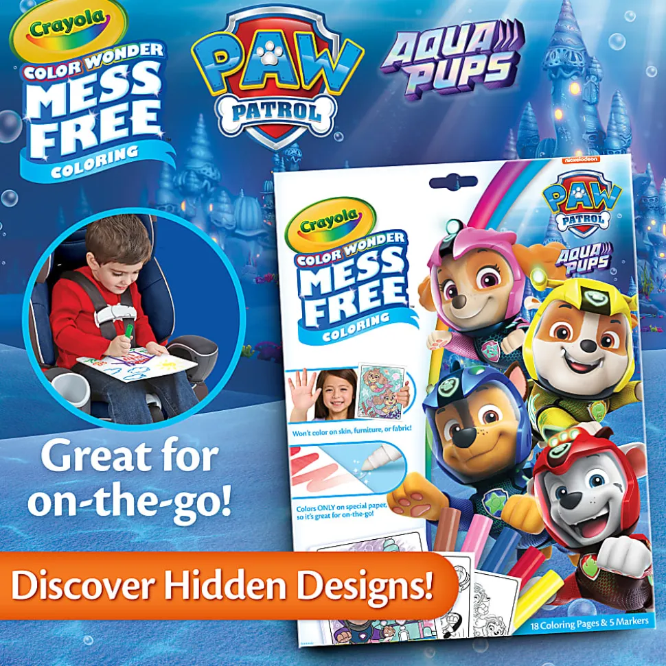 Crayola® Color Wonder Mess-Free Coloring Pad & Markers, Paw Patrol