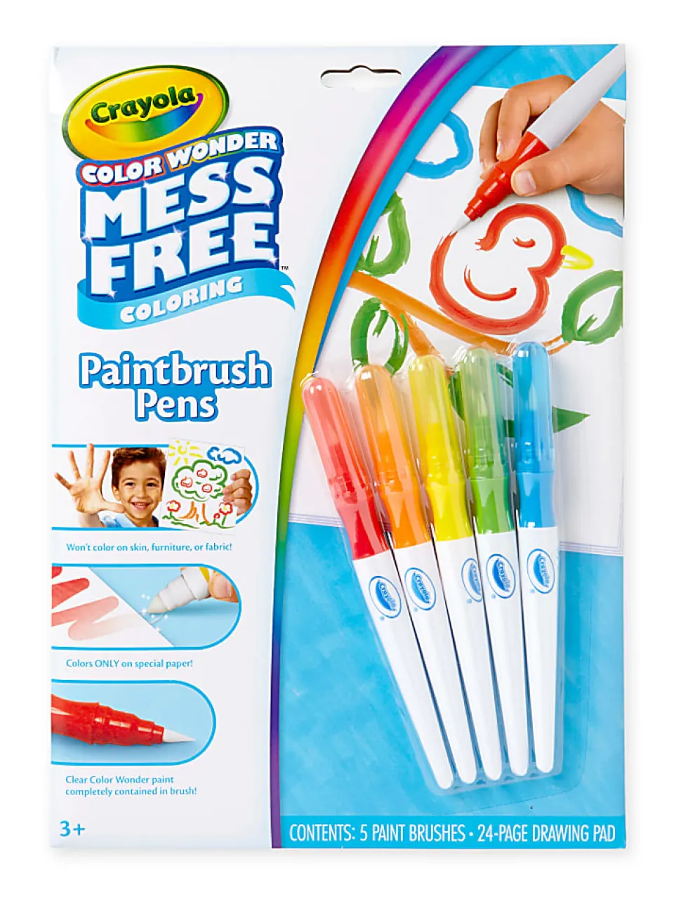 Crayola® Color Wonder Paintbrush Pen Set, Assorted Colors, Set Of 29 Pieces