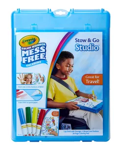 Crayola® Color Wonder Stow & Go Studio Coloring Kit, Assorted Colors