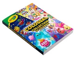 Crayola Colossal Collection of Coloring, 288 Coloring Book Pages, 2 Sticker Sheets, Coloring Book for Kids, Travel Activity, 3+