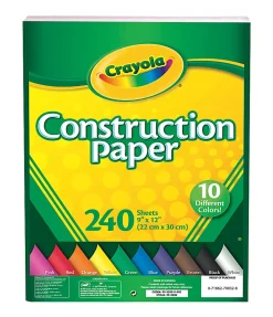 Crayola® Construction Paper, Assorted Colors, 9