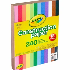 Crayola® Construction Paper, Assorted Colors, 9