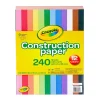 Crayola Construction Paper, 9" x 12", Assorted Colors, 240 Sheets Per Pack, Bundle Of 3 Packs